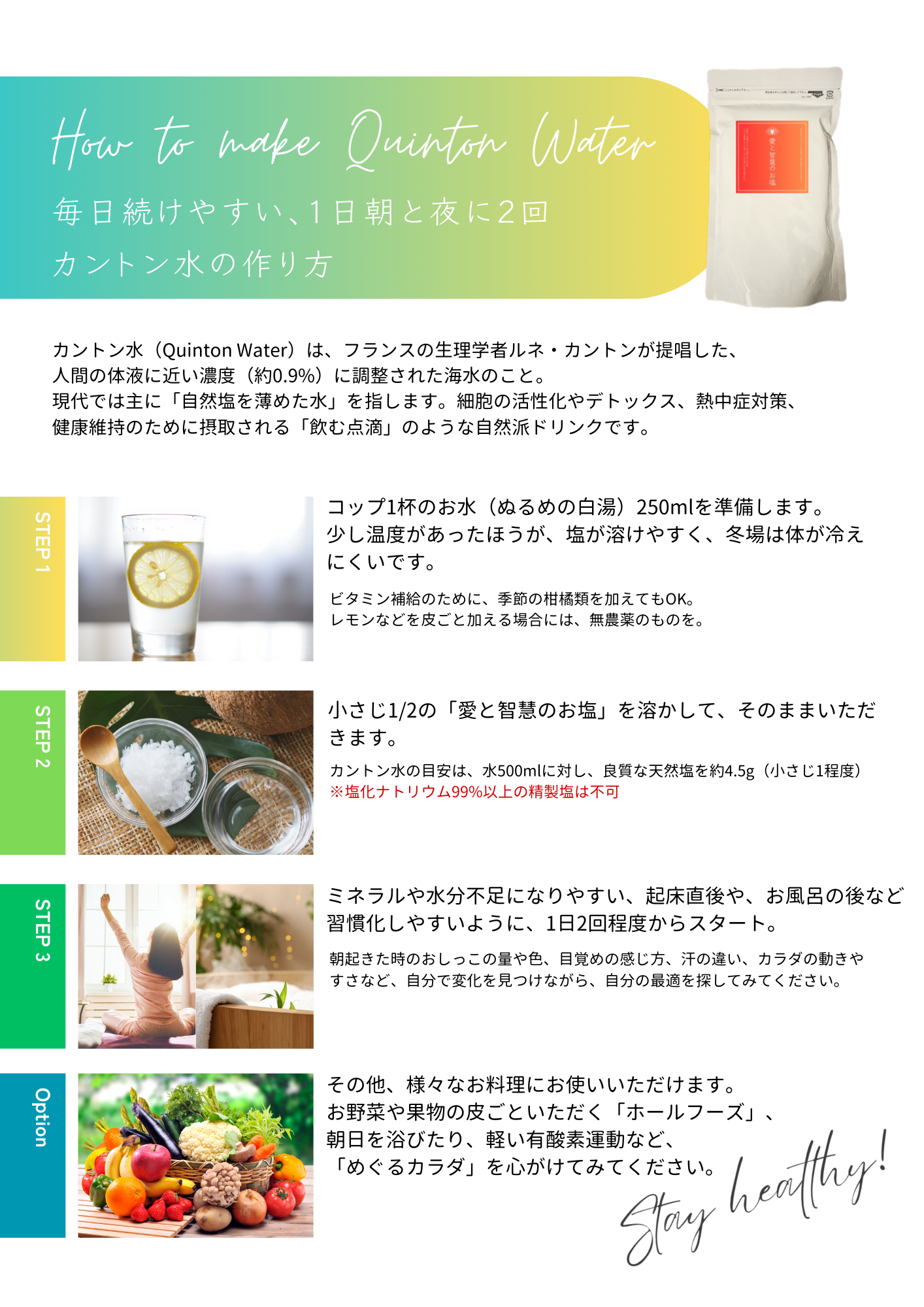 カントン水の作り方